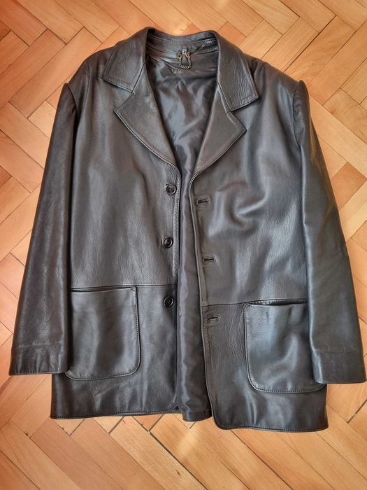 Кожено сако 100% естествена кожа/телешки бокс