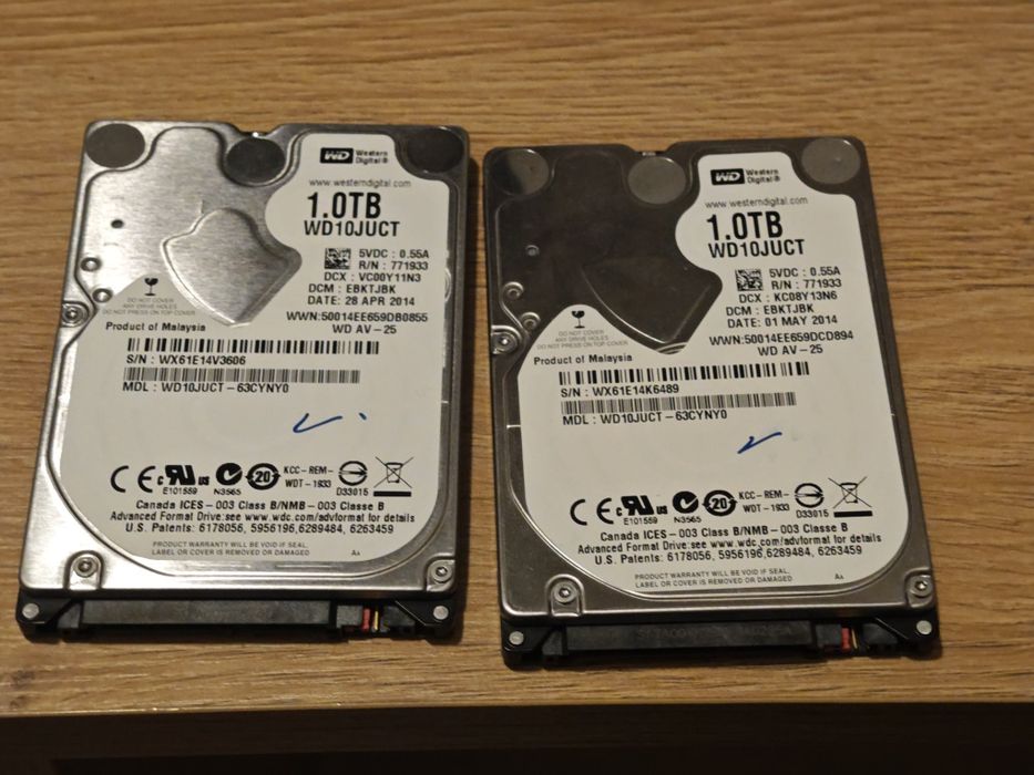 2x hard drive western digital