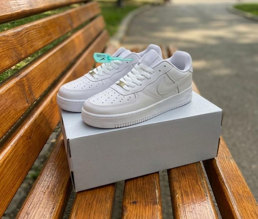 Nike Air Force One Triple White Alb - Unisex