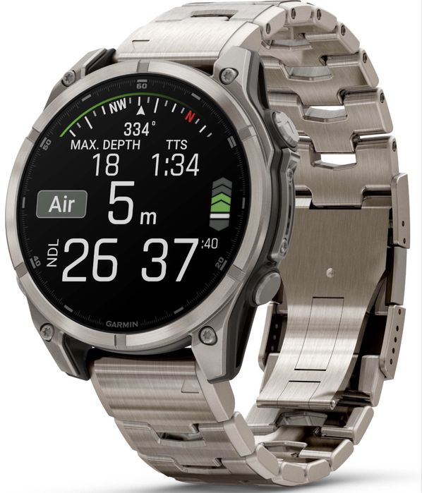 Fenix 8 Garmin с титановым ремешком