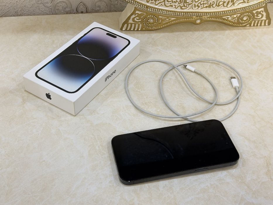 Iphone 14 Pro Max Qora Korobka Dokument Bor Xolati Ideal Srochno !