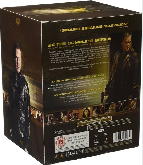 Film Serial 24 - Season 1-9 Complete Collection [DVD] Original