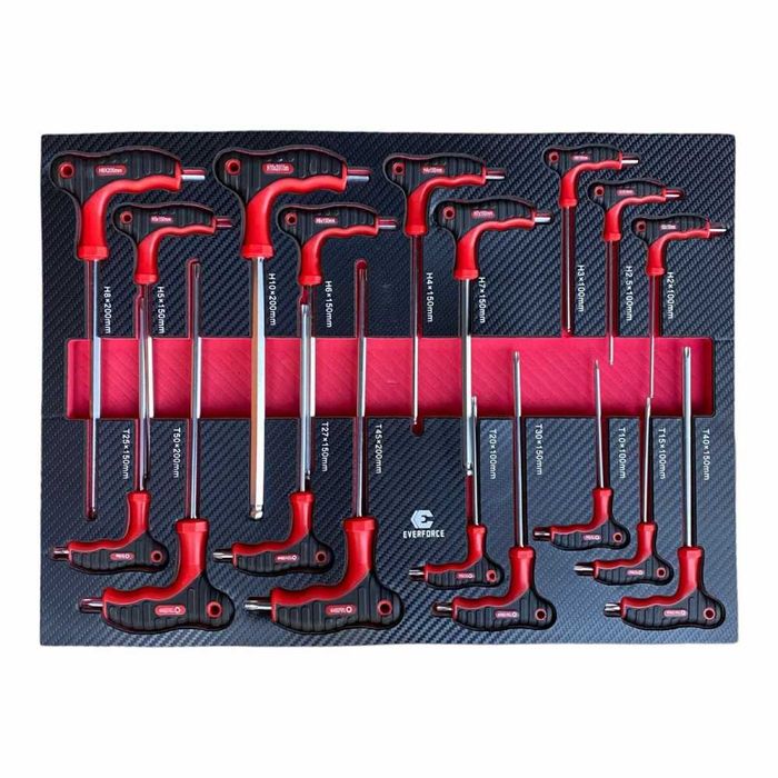 Шкаф с инструменти със 7 чекмеджета - 6 пълни  EverForce