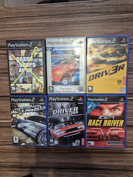 PS2 FAT с игри и волан с педали