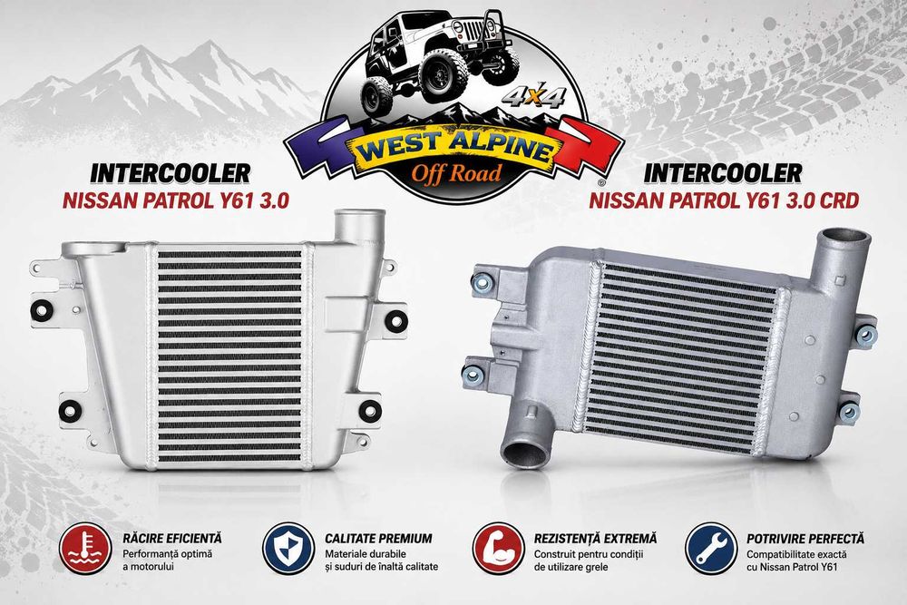 Intercooler Nissan Patrol Y61 3.0 + Intercooler Nissan Patrol Y61 3.0 CRD