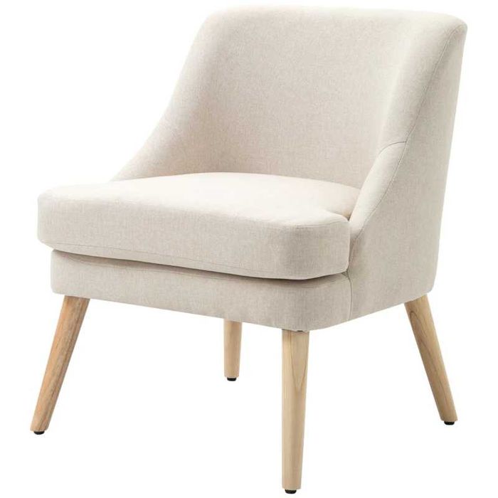 Фотьойл HOMCOM с ленен вид, подлакътник, тапициран релаксиращ фотьойл