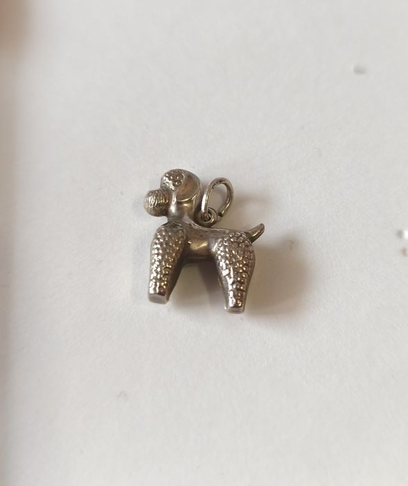 Сребърна висулка, куче