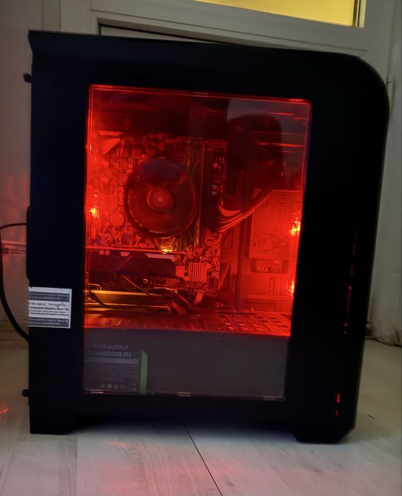 Pc gaming amd ryzen 5 1400 Quad-Core 8 GB ram placa video 1050ti