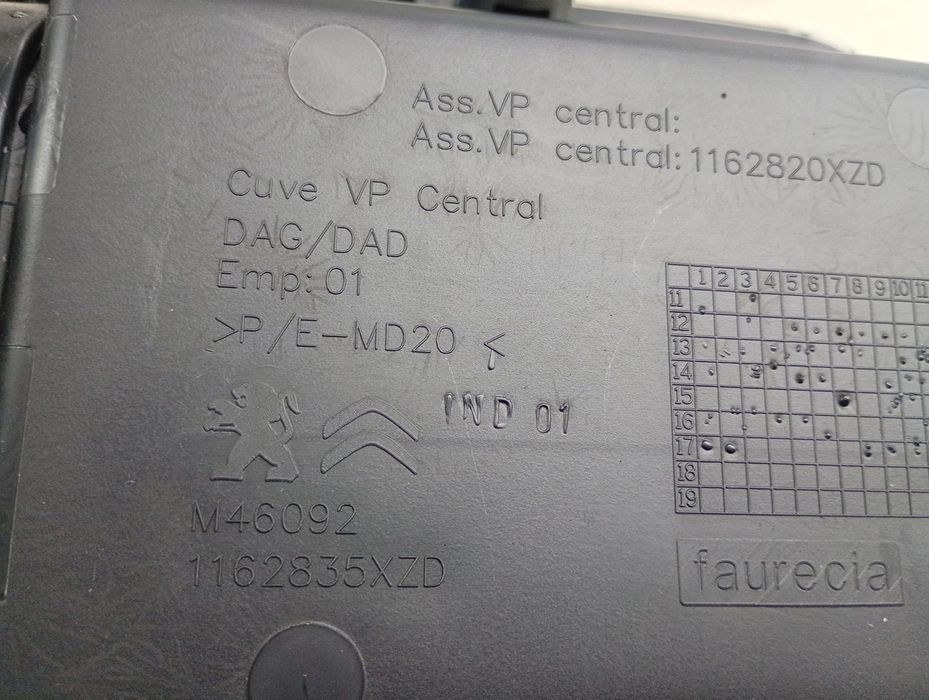 Ornament interior 1162835XZD Citroen C4 Spacetourer 1 (2018 - 2020) 2.0 HDi AHX