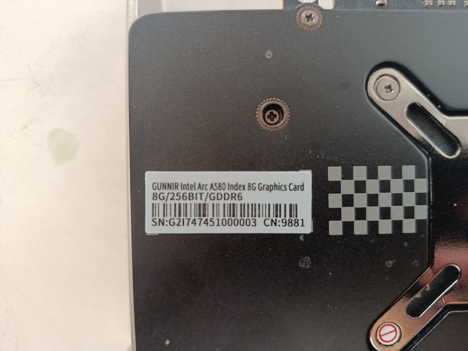 Видеокарта GUNNIR Intel Arc A580