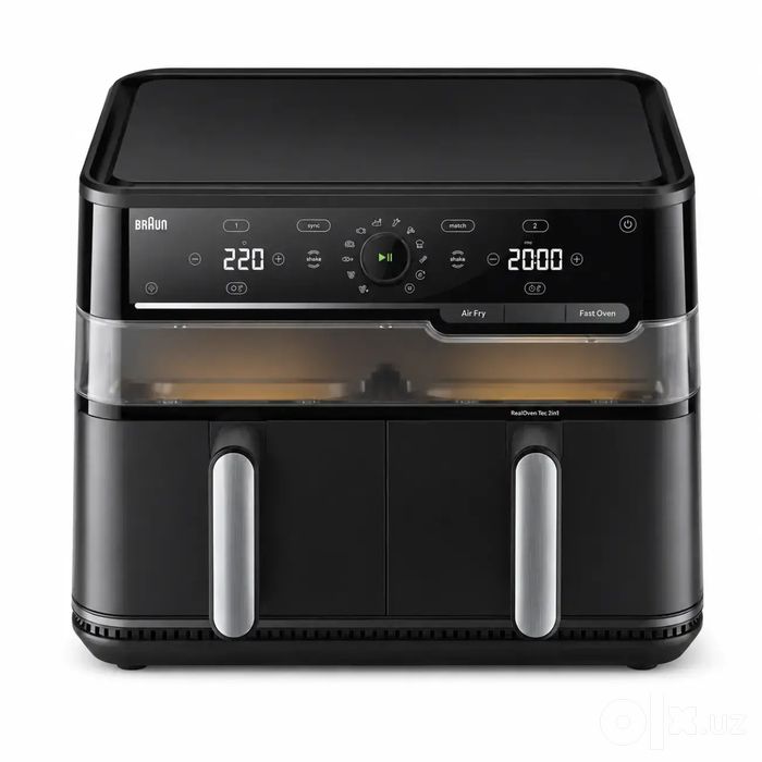 Аэрогриль Braun TwinCook 5 TD5053IBK, 10 л, 2800 Вт