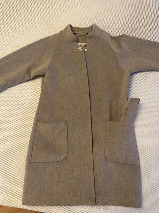 Пальто лама, натуральный, теплый