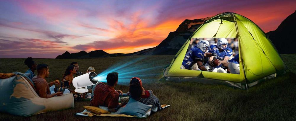 Проектор  Домашно кино 4K/до 130инча/120ANSI лумена/високоговорител