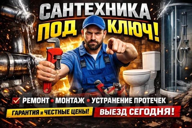 Услуги сантехника 24/7