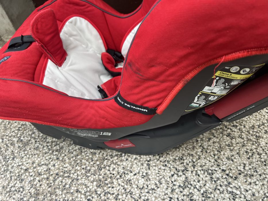 Столче за автомобил Peg Perego червено 9-36 кг