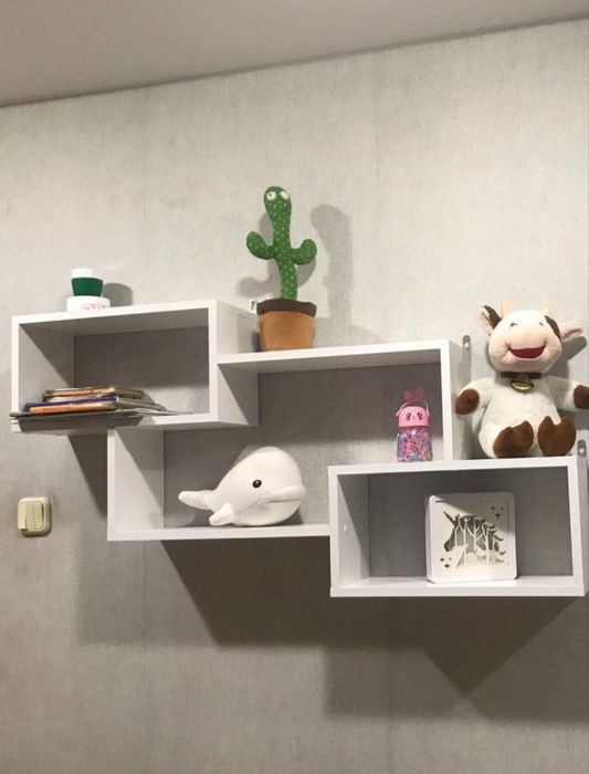 Полка настенная навесная для книг подвесная на стенуkitoblar uchun dev