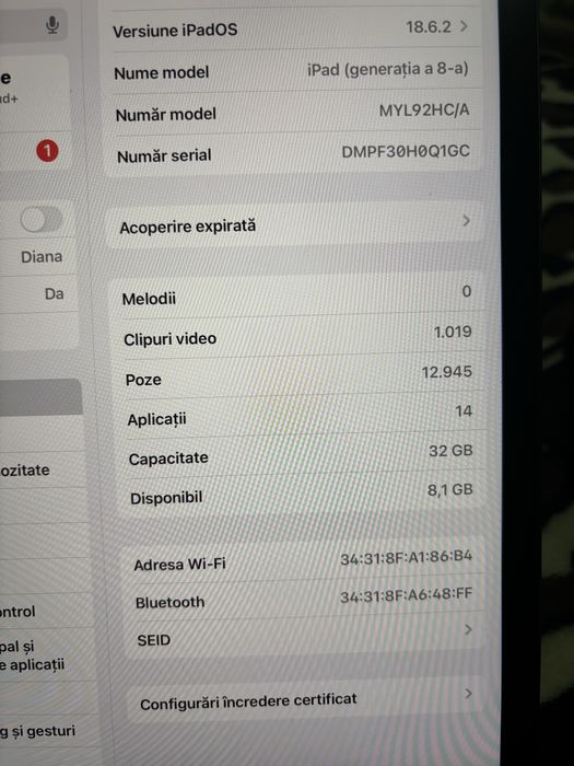 iPad generatia a8-a