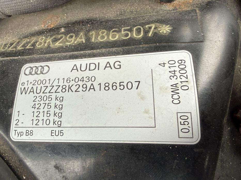 Motor 3.0 audi ccwa euro5