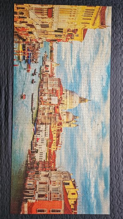 Панорамен пъзел Educa от 3000 части - Гранд канал Венеция