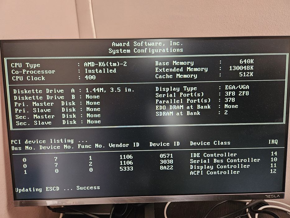 Kit retro sk7 AMD K6-2 400Mhz