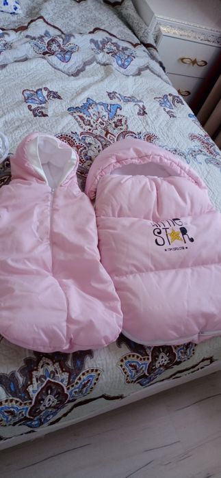 Комбинезон и Конверт зимний для девочки