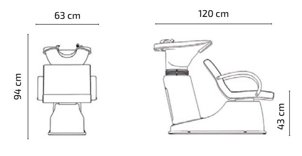 Измивна фризьорска колона Oliver