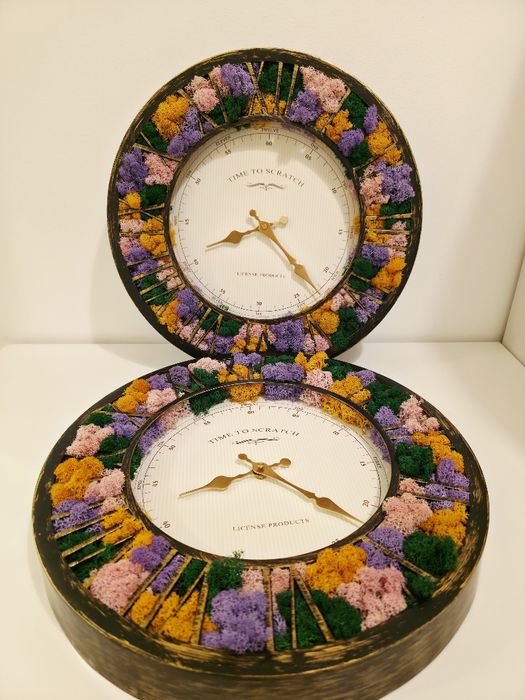 Ceas cu licheni 40cm
