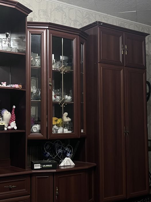 Стенка коричневого цвета