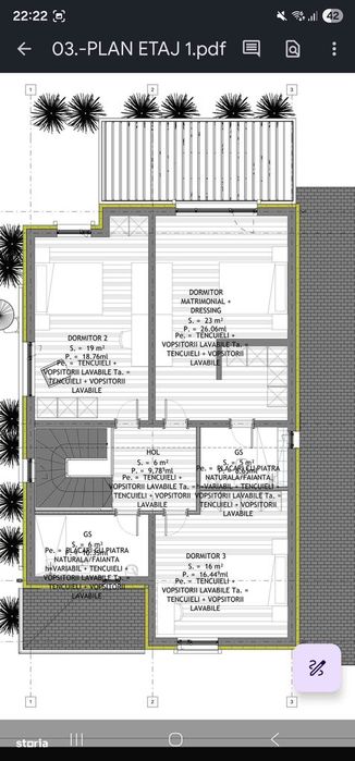 Casă individuală modernă compartimentare excelentă