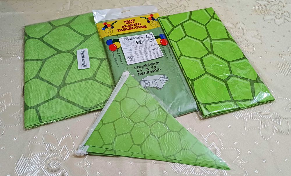 Пълен комплект нова украса за детски рожден ден-тема:Костенурки нинджа