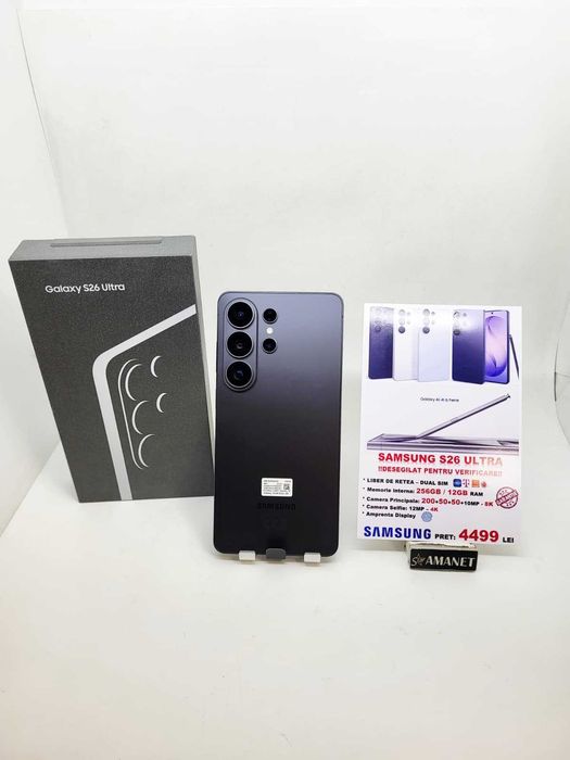 ***STAR*** Shop: Samsung S26 ULTRA  5G Desigilat pentru Verificare - GARANTIE!!!