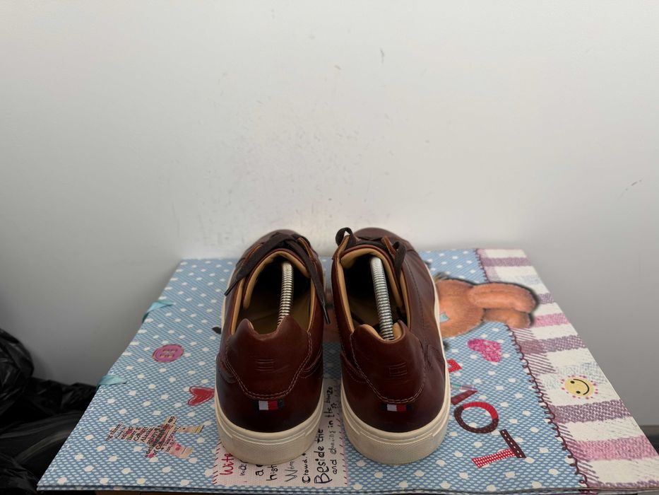 Tommy Hilfiger Premium Leather Cupsole Cognac''оригинални сникърси