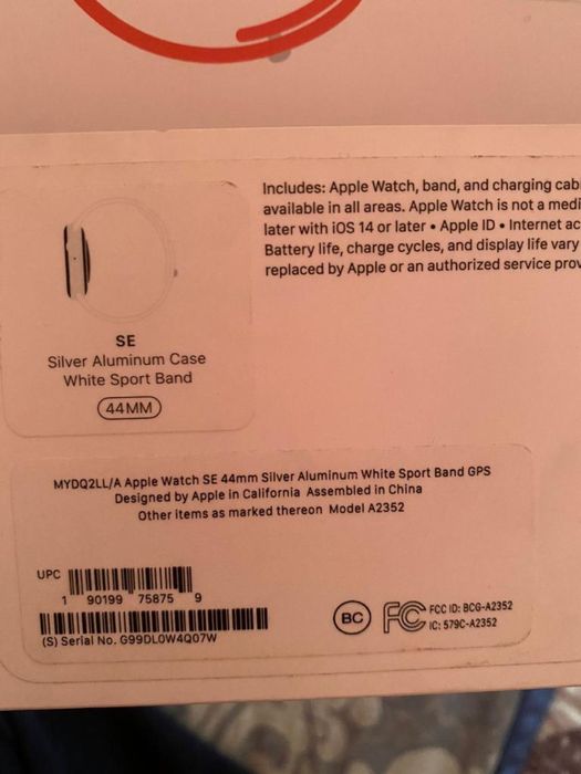 Apple Watch SE silver