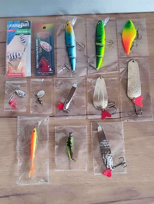 Set spinning naluci,shad,voblere,lingurite oscilante. NOI si folosite.