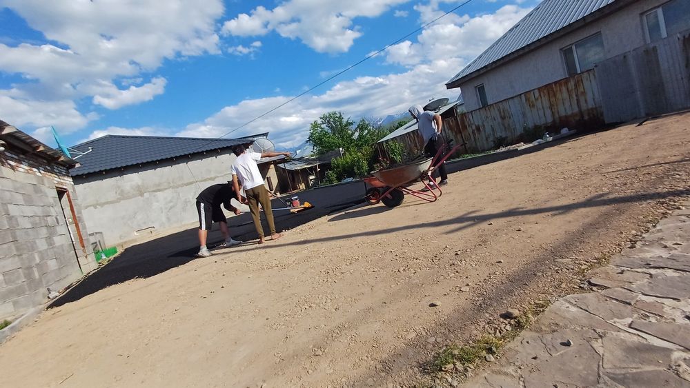 Укладка асфальта