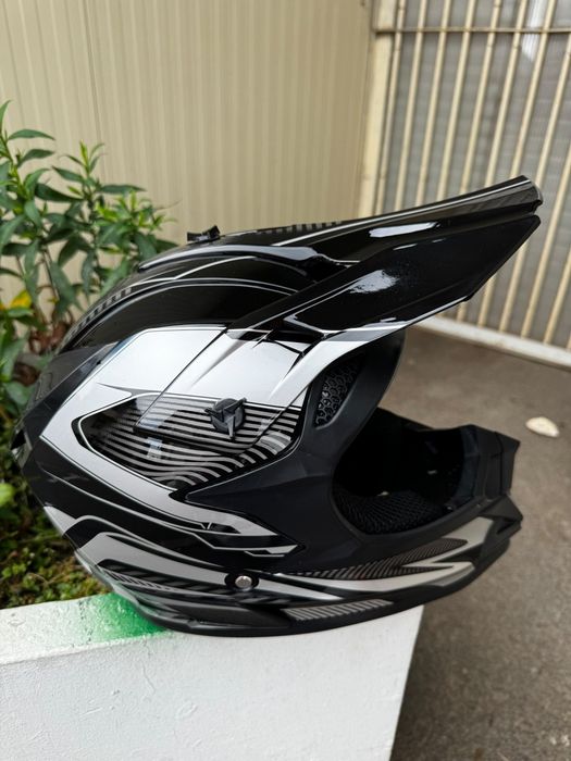 Cască Moto Cross / Enduro / ATV – Nouă – Design Sport negru