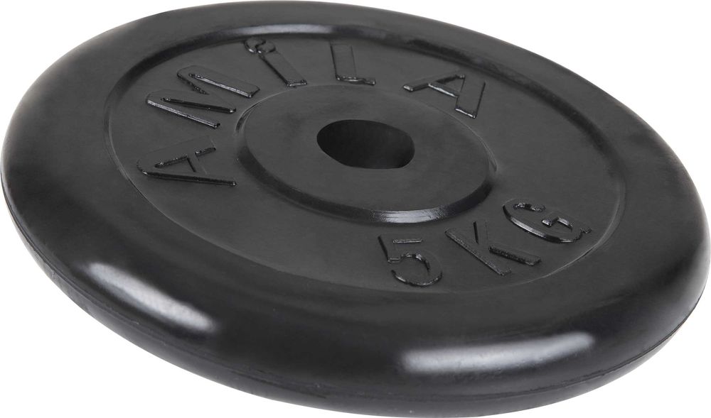 Фитнес Тежести Ф28 2 × 5 кг, Каучукови Дискове Amila Rubber