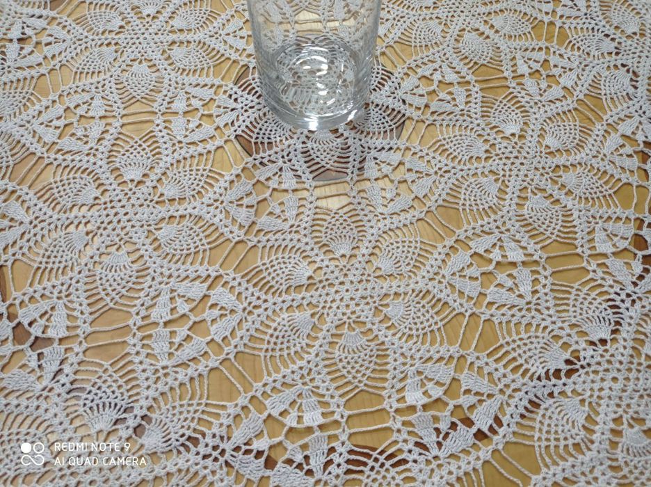 Скатерть вязанная