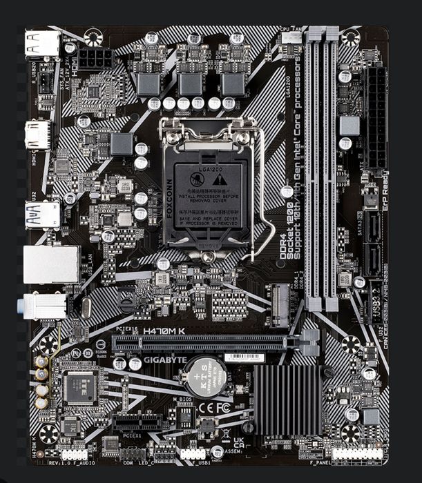 комплект i5 10400f gigabyte h470m k rev 1.0