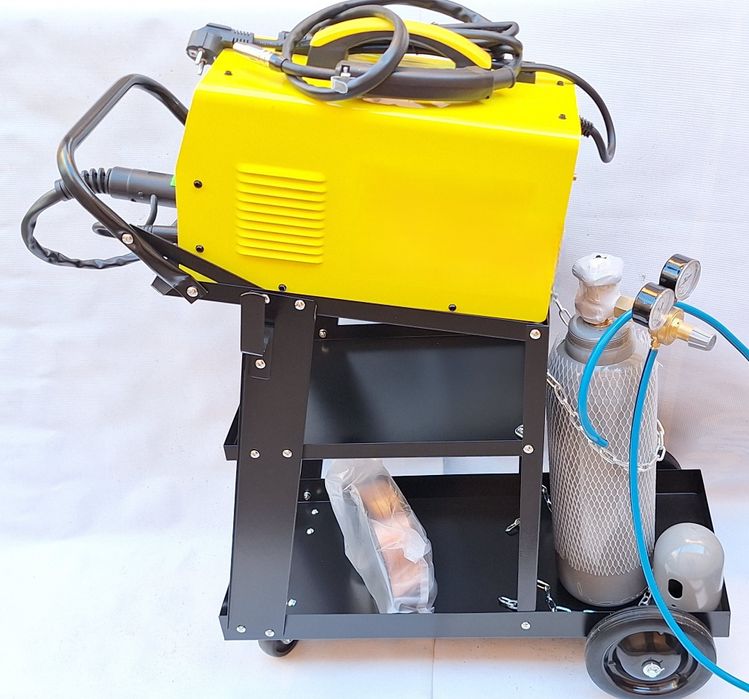 Комплект за телоподаващ-количка, бутилка, редуцир, маркуч, тел