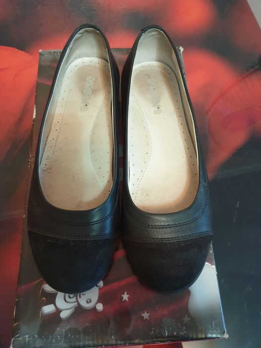 Туфли школьные кожаные
