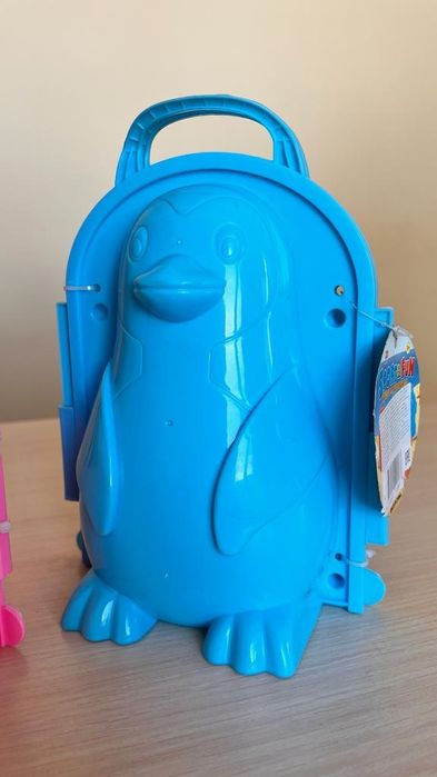 Форма  для копилки (Пингвин и медведь)