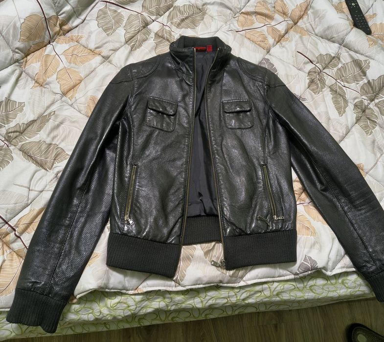 Кожено дамско яке