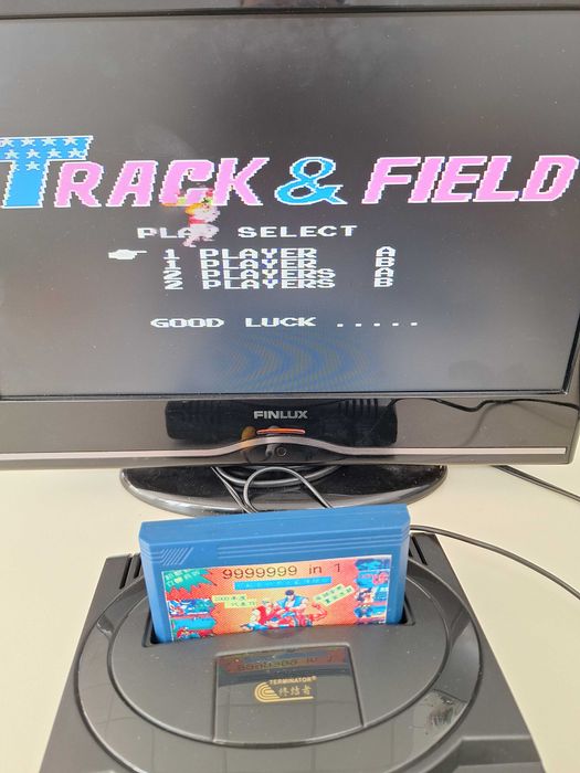 Olympic 9999999 in 1, caseta discheta clasica cu joc pentru consola TV