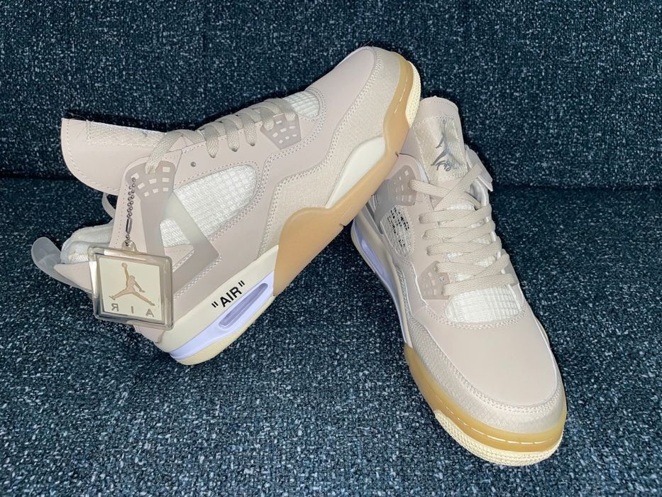 Încălțăminte NIKE Air Jordan Retro 4 off white nr 45