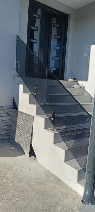 Balustrade sticla și inox