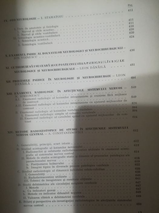 Tratat de neurologie, Arseni