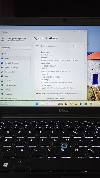 Laptop Dell Latitude 7490