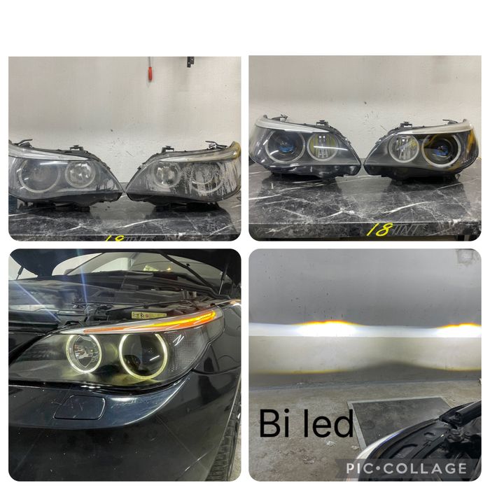 Рециклиране На Фарове Рефлектори Вграждане на Би-Лед Прожектори