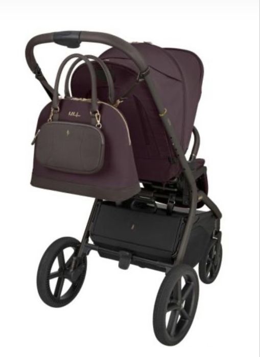Комбинирана бебешка количка 2в1 KikkaBoo Platinum Goya Merlot